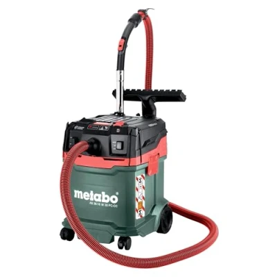 Bild av Metabo AS 36 18 M 30 PC CC, Torr&amp;våt, Svart, Grön, Röd, Fleece, M, Knappar, l
