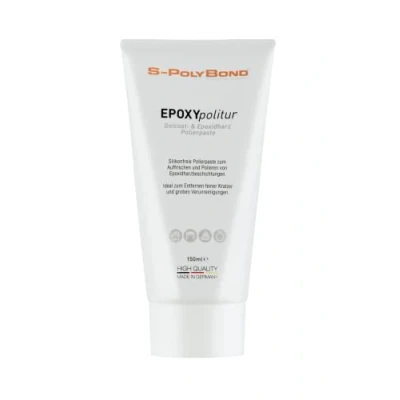 Bild av S Polybond® Poleringspasta för epoxiharts epoxihartspolering i professionell kvalitet modifierad poleringskärna tar bort matt och repor högglans finish epoxi, 150 ml