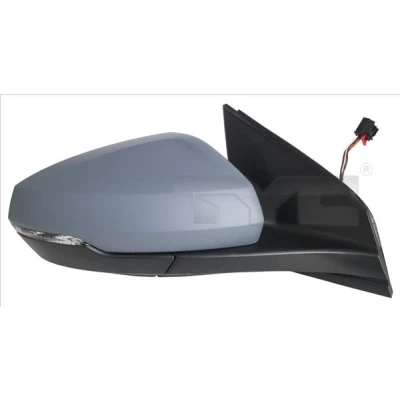 Bild av Rétroviseur extérieur Tyc 337 0322 gauche avec couche d&#039;apprêt pour ajustage électrique des rétroviseurs, asphérique, chauffant, Rabattable