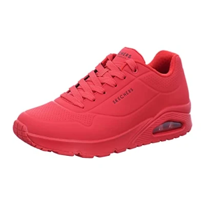 Bild av Skechers Uno Stand On Air herr Sneaker, Röd durabuck mesh, 46 EU