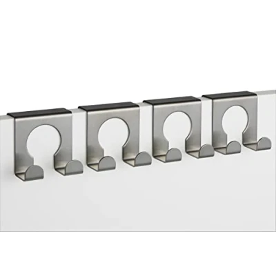 Bild av Hillfield Dubbel Krok, Silver, Paket med 4