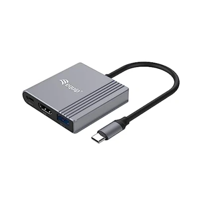 Bild av Equip 133488 3 i 1 USB C till HDMI/USB A /USB PD adapter, 4K/60 Hz, 100 W