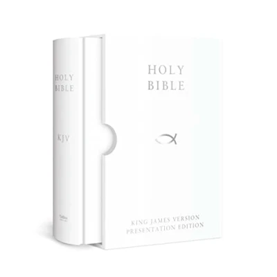 Bild av HOLY BIBLE: King James Version (KJV) White Presentation Edition