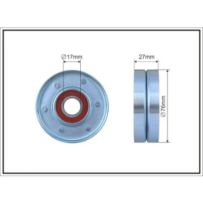 Bild av Spännrulle, Drivrem, jaguar,land rover, AJ88003, C2C36146, C2S11662, C2S45579, PQG 500030