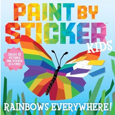Bild av Paint by Sticker Kids: Rainbows Everywhere!: Create 10 Pictures One at a Time!