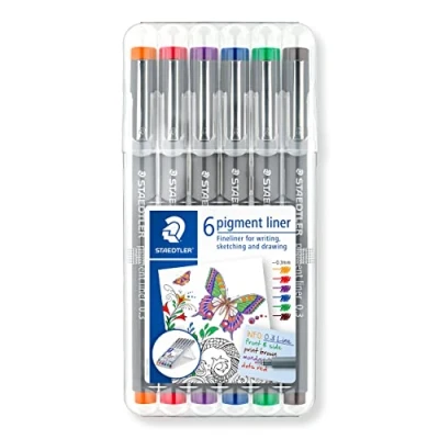 Bild av Staedtler 30803 SSB6 Pigment Liner