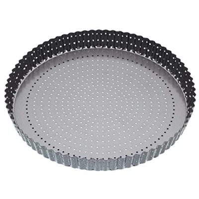 Bild av Master Class Crusty Baka Quiche Bakform, 30 cm, räfflad, non stick belagd, rund, grå, plåt
