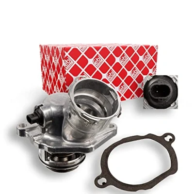 Bild av FEBI BILSTEIN 108755 Thermostat d&#039;eau 100 avec joint d&#039;étanchéite commutateur de température boîtier MERCEDES BENZ: SLK, Classe S Berline