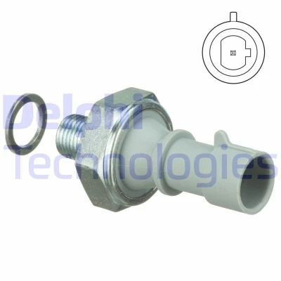 Bild av DELPHI SW90034 Sonde De Pression d&#039;Huile M10 X 1 6g 2,4 FIAT: Freemont, 500X, 500 3 portes, ALFA ROMEO: MiTo, Giulietta 5 LANCIA: Ypsilon III