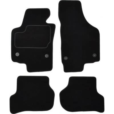 Bild av MAMMOOTH A041 SET30 PRM 01 Ensemble de tapis sol Textile avant et arrière 4 noir SEAT: Altea, Altea XL