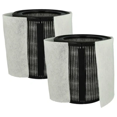 Bild av vhbw 2 x HEPA filter kompatibelt med Leifheit/Soehnle Airfresh Clean Connect 500 luftrenare ersättningsfilter