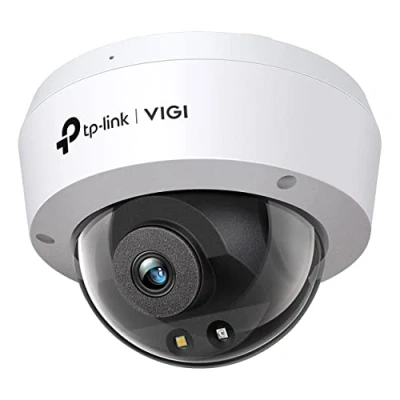 Bild av TP Link VIGI C230 2,8 mm objektiv smart säkerhetskamera 3 MP HD fullfärg dome nätverkskamera integrerad mikrofon IK10 vandalismussäker IP67 vattentät H.265+ PoE/12V CCTV