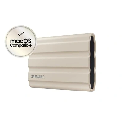 Bild av SAMSUNG T7 Shield MU PE2T0K/EU Extern hårddisk, Beige, 2 TB