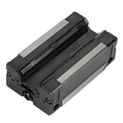 Bild av 2 st skena, glidblock, rörelselager, reglage, öppen linjär router, för CNC Rail Guide HGH20CA