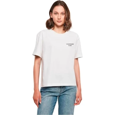 Bild av Mister TEE THE Champagne CLUB Tshirt med print, Storlek: Large, White