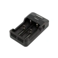 Bild av Ansmann Universell batteriladdare litium 2 för 18650 21700 26650 22650 18350 17670 17500 celler och mycket mer. + NiMH batteri AA/AAA Li Ion NiMH/NiCd batterier,