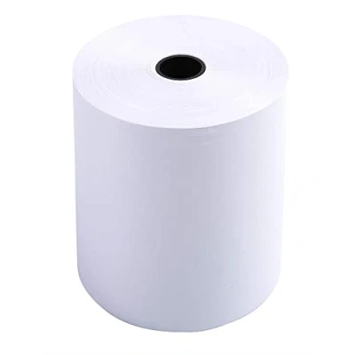 Bild av Exacompta Ref 7670120V Förpackning med 10 rullar för kassakvitton bredd 76 mm x diameter 70 kärna 12 1 skikt extra vit offset 60 g/m² Metervara (+ eller 2 m) : 40 m