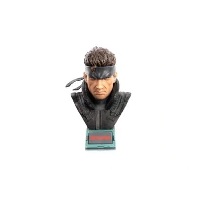 Bild av First 4 Figures Metal Gear Solid Grand Scale Bust Resin Statue: Snake (Standard Edition) Figur