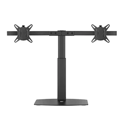 Bild av ACT Dubbel monitorarm gasfjäder upp till 27 tum, VESA 75/100 mm, monitorstativ, lutning 40 vridbar 90 rotera 360, vikt max. 6 kg AC8332