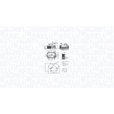Bild av MAGNETI MARELLI 350300002600 Radiateur d&#039;Huile PEUGEOT: 508 I SW, Berline, 407 CITROËN: C5 3, C Crosser SUV, II 5 portes