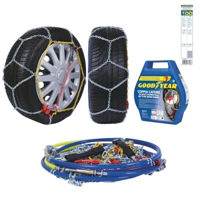 Bild av Goodyear 77908:&quot;G9&quot; snökedjor, 9 mm, storlek 100, certifiering TUV och ÖNORM