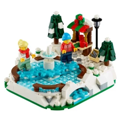 Bild av LEGO 40416 skridskobana begränsad upplaga utgåva