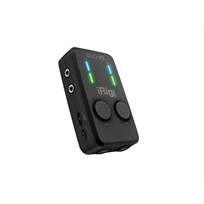 Bild av IK Multimedia IP IRIG PRODUOIO IN Mobil ljud/MIDI gränssnitt, svart, 2 kanaler