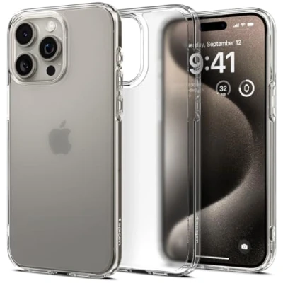 Bild av Spigen Ultra Hybrid Frost Skal kompatibel med iPhone 15 Pro Max Case Fodral Clear