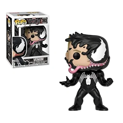 Bild av Funko POP! Bobble: Marvel: Marvel Venom: Venom Eddie Brock Samlarobjekt Vinylfigur Presentidé Officiell Merchandise Leksaker för Barn &amp; Vuxna Seriefans Modellfigur Samlare