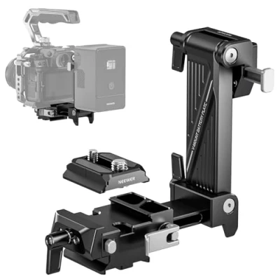Bild av NEEWER Vikbar V monteringsplatta med basplatta av Arca typ för RS4 Gimbal, stativ och PD snabbkopplingsplatta, DSLR kamera videorigg kompatibel SmallRig lås batteri bur, PS014