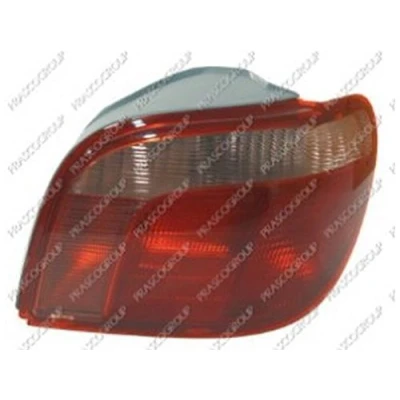 Bild av PRASCO TY3204053 Bakljus Höger vit/röd med lamphållare TOYOTA: Yaris I Hatchback (P1) 1.0, 1.3, 1.5, 1.4 D 4D 1999 2005