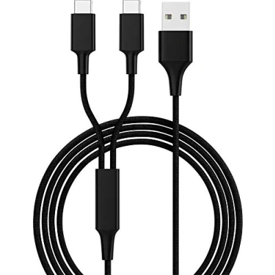 Bild av Smrter USB 2.0 A hane, C hane 1,20 m svart SMRTER_HYDRA_DUO_C_BK