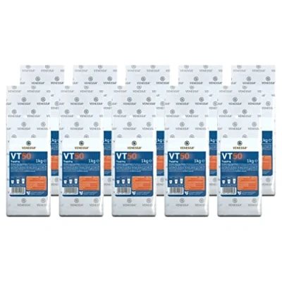 Bild av Venessa Topping VT 50, 10 x 1 kg, innehåller 50 % skummjölkspulver, premiumtoppning för helautomatiska kaffemaskiner, lättlösligt, finporigt skum, kaffespecialitet