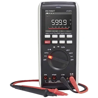 Bild av VOLTCRAFT VC831 Handmultimeter digital CAT III 1000 V, IV 600 V Display (Beräkningar): 6000