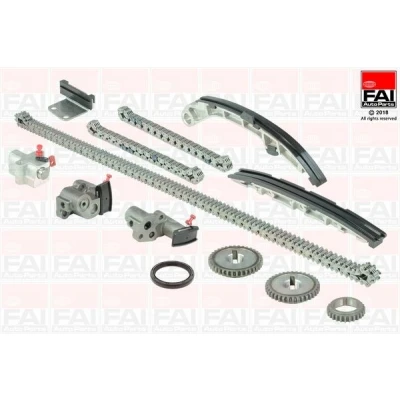 Bild av FAI AutoParts TCK252L Jeu de distribution à chaînes avec joints, roues dentées Simplex, chaîne faible bruit NISSAN: 350Z Coupe, Murano II