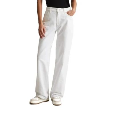 Bild av Marc O&#039;Polo Denim Trousers HIGH Waist WIDE LEG Jeans relaxed fit, Storlek: 32x30, White
