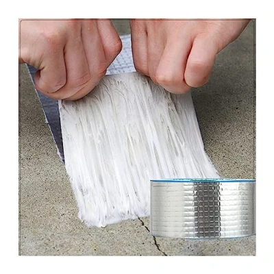 Bild av Stark självhäftande aluminiumfolietejp butylgummi blinkande tejp för reparation av takvägg rör läcka 5 cm x m