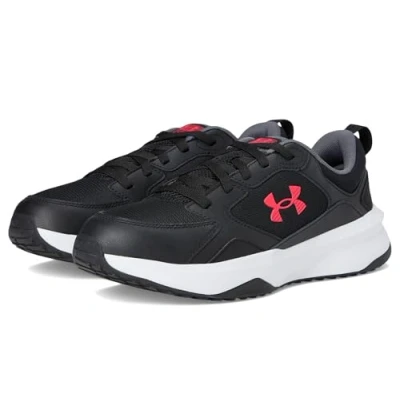 Bild av Under Armour mäns Charged Edge Sneaker, (010) Svart/Vit/Racer Röd, 48.5 EU