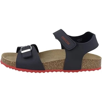 Bild av Geox Ghita BOY Sandaler för barn, Storlek: 24, Navy/red Förstklassig skinnimitation