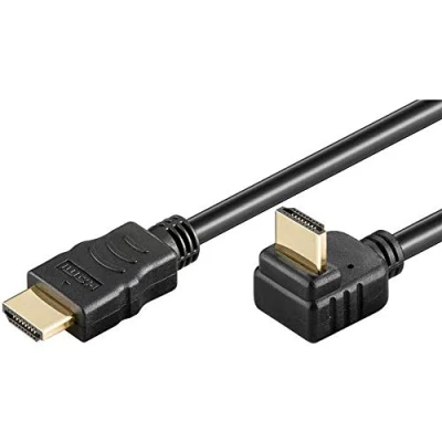 Bild av PremiumCord 4K High Speed HDMI + Ethernet kabel 1 m, kompatibel med video 2160p, FULL HD 1080p, Deep Color, 3D, ARC, 3x skärmad, 10,2 Gbps, förgyllda 270 anslutningar, svart
