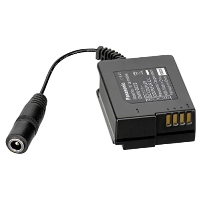 Bild av Panasonic LUMIX DMW DCC8GU9 strömadapter (passar DMC GH2/G6/5/FZ200/FZ1000/FZ300, endast med nätadapter AC8), svart