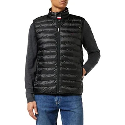Bild av Tommy Hilfiger Packable Recycled Väst, Storlek: Small, Black