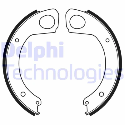 Bild av Bromsbackar, sats, parkeringsbroms DELPHI LS2174