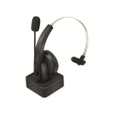 Bild av LogiLink BT0059 BT Mono headset med laddningsstation, mikrofon svart standard
