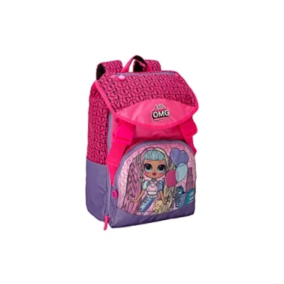 Bild av Utdragbar grundskola ryggsäck Lol Surprise Omg, rosa, Taglia unica, avslappnad, Taille unique, Avslappnad