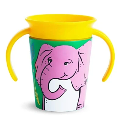 Bild av Munchkin Miracle 360 WildLove träningsmugg, 177 ml (6 oz), elefant