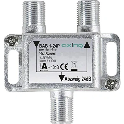 Bild av Axing BAB 1 24P, Kabelkniv, 5 1218 MHz, Grå, A, 24 dB, F