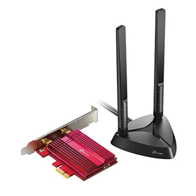 Bild av TP Link Archer TX3000E AX3000 Wi Fi 6 Bluetooth 5.0 PCIe Adapter (Max 2402Mbps 5GHz och Max 574Mbps 2.4GHz, Intel Chipset, WPA3 Encryption Standard) Svart