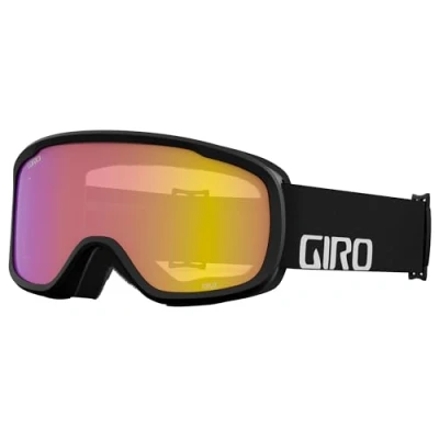 Bild av Giro Cruz Flash Goggle, Svart, Unisex, Sfärisk lins, Polykarbonat, Bärnsten, Röd, Gul
