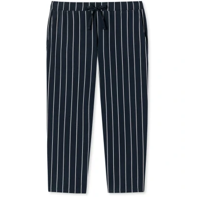 Bild av Schiesser MIX Relax 3/4 LANG Pyjamasbyxor, Storlek: 34, Blue